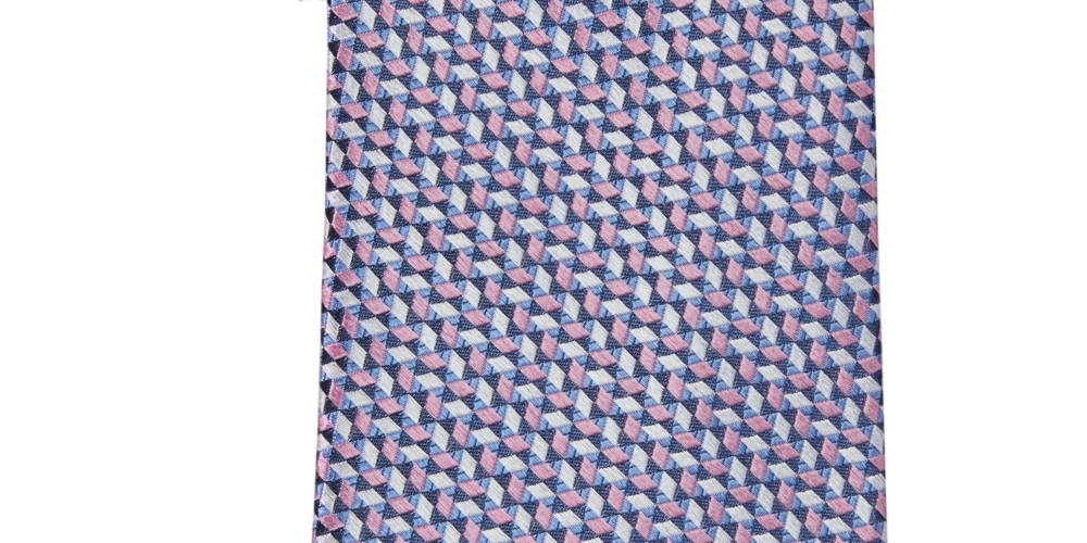 Gravata Óptica Masculina Michael Kors Rosa Tamanho Regular