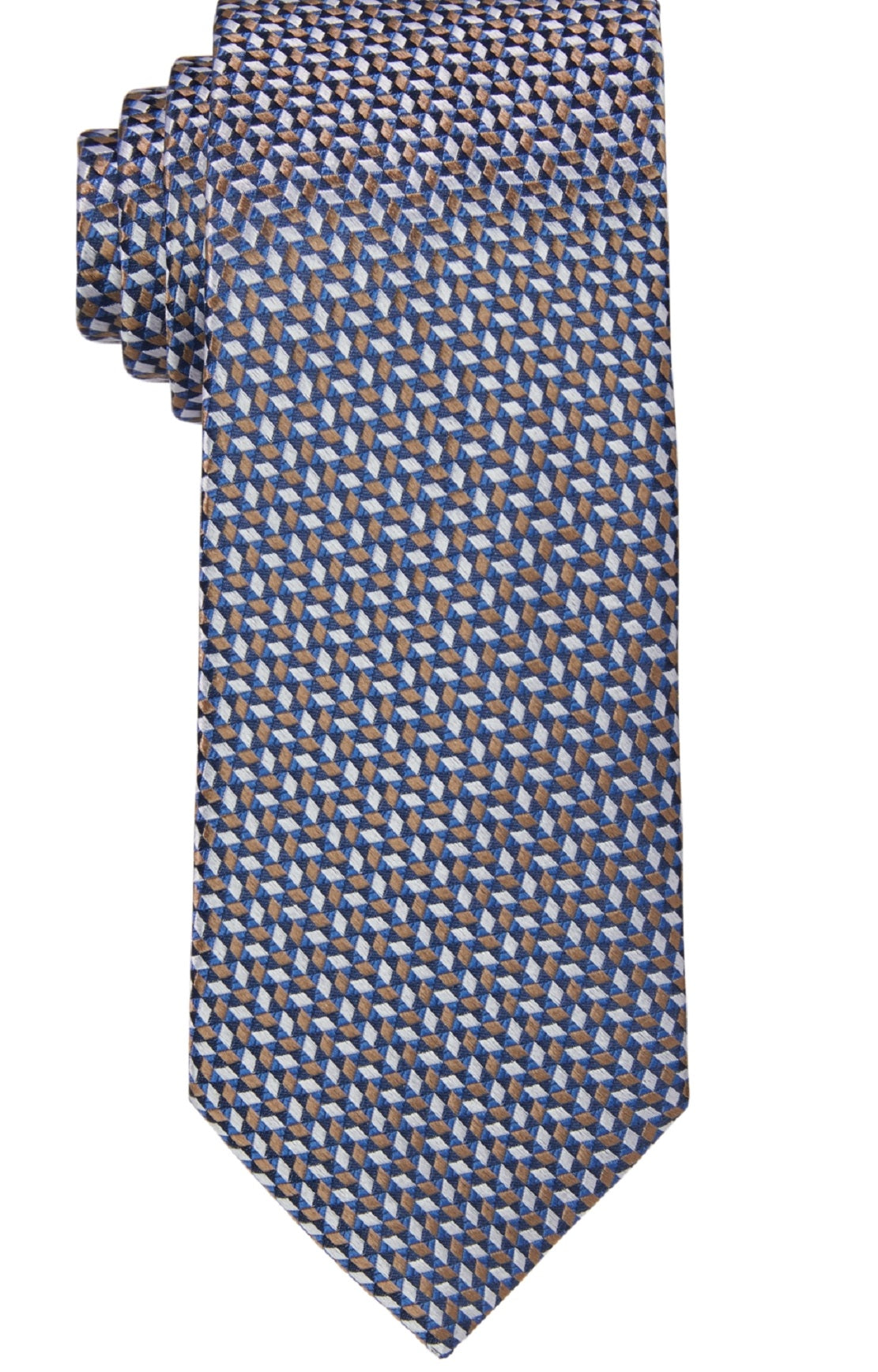 Gravata Óptica Masculina Michael Kors Marrom Tamanho Regular