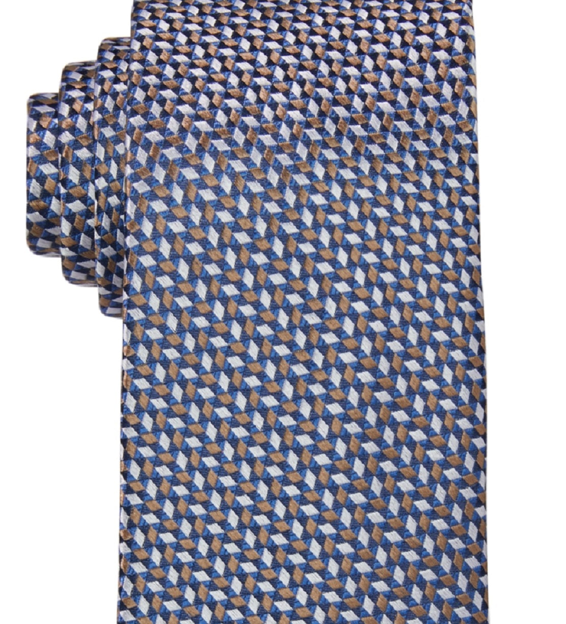 Gravata Óptica Masculina Michael Kors Marrom Tamanho Regular