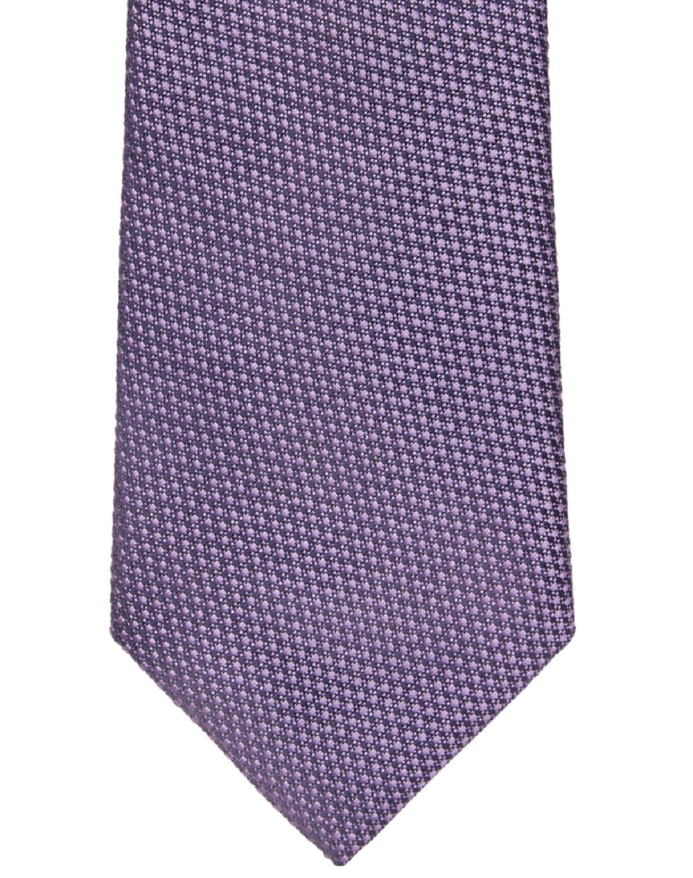 Calvin Klein Gravata Masculina Basketweave Sólida Roxa Tamanho Regular