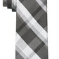 Gravata Slim Xadrez Masculina Calvin Klein Preta Tamanho Regular