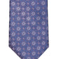Gravata Calvin Klein Masculina Slim Deco Floral Medalhão Roxa Tamanho Regular