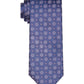 Gravata Calvin Klein Masculina Slim Deco Floral Medalhão Roxa Tamanho Regular