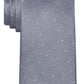 Gravata Calvin Klein Fleck Herringbone Masculina Cinza Tamanho Regular