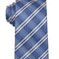 Gravata xadrez sazonal masculina Calvin Klein azul tamanho regular