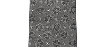 Gravata Medalhão Solar Masculina Calvin Klein Cinza Tamanho Único