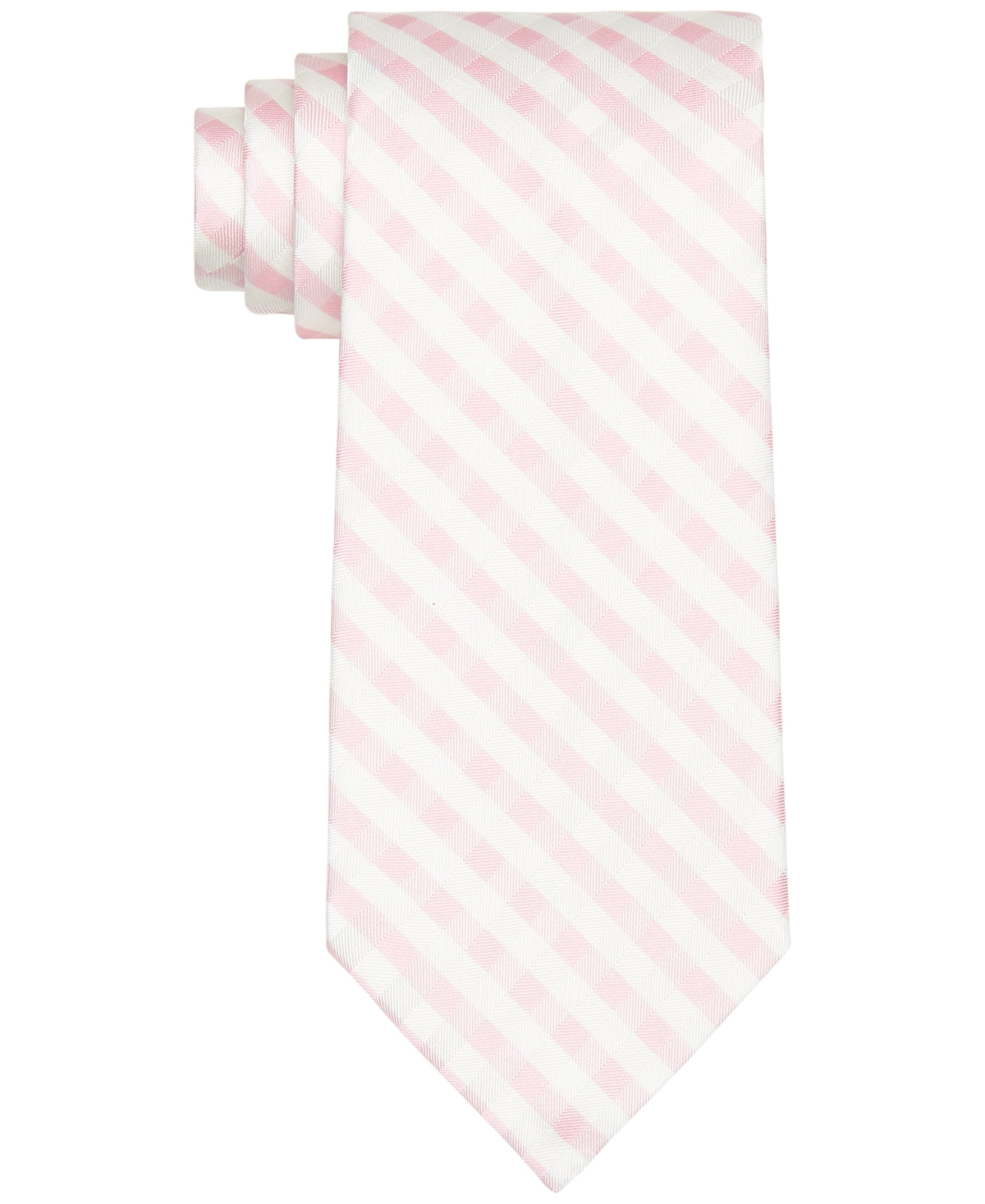 Gravata Tommy Hilfiger Bardstown Gingham Masculina Rosa Tamanho Regular