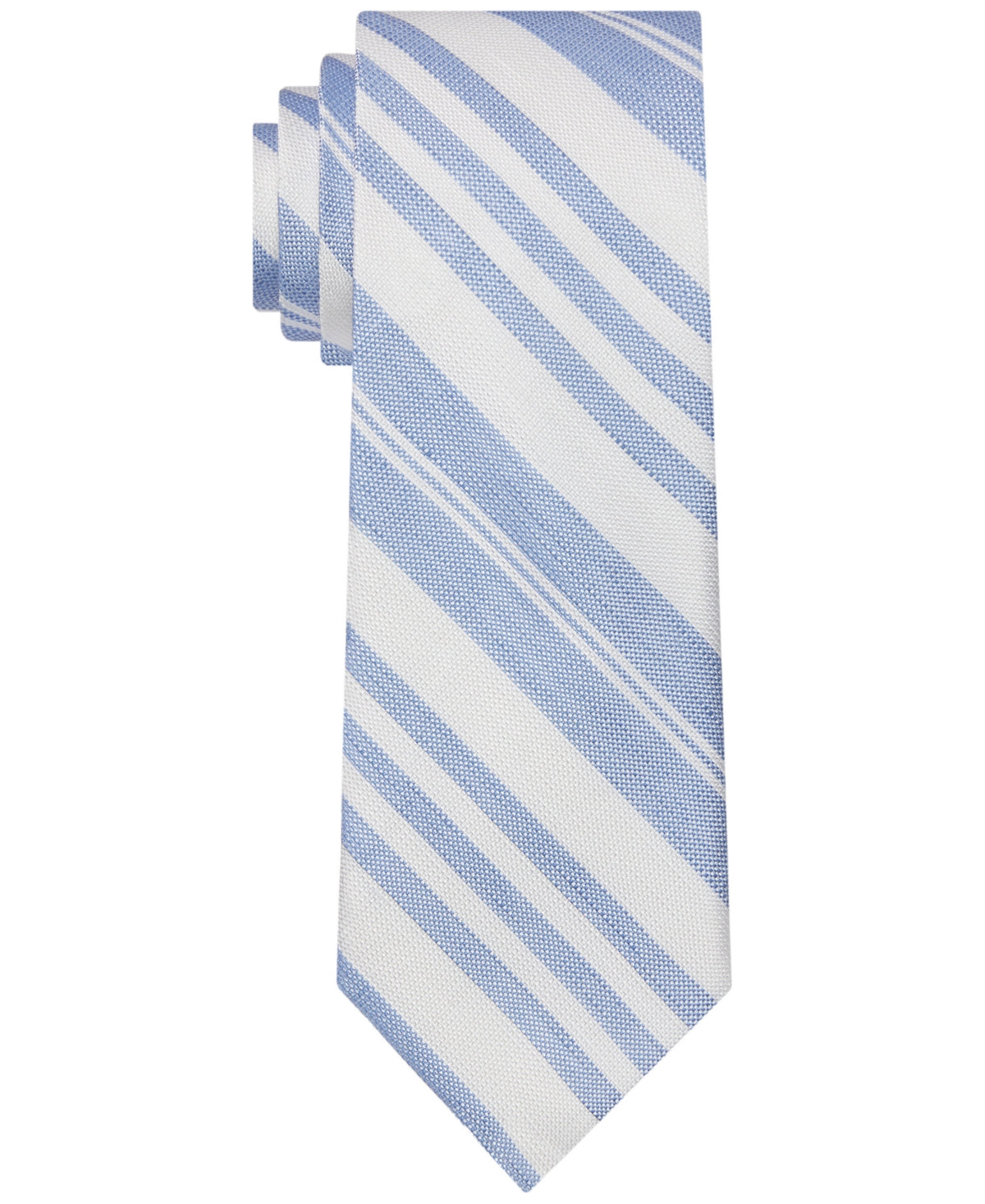 Gravata Tommy Hilfiger Sullivan Multi-Stripe Masculina Azul Tamanho Regular