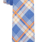 Gravata Tommy Hilfiger Robert Slim Plaid de Linho Masculina Laranja Tamanho Regular