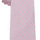 Gravata Tommy Hilfiger Masculina Bristol Stripe Rosa Tamanho Regular