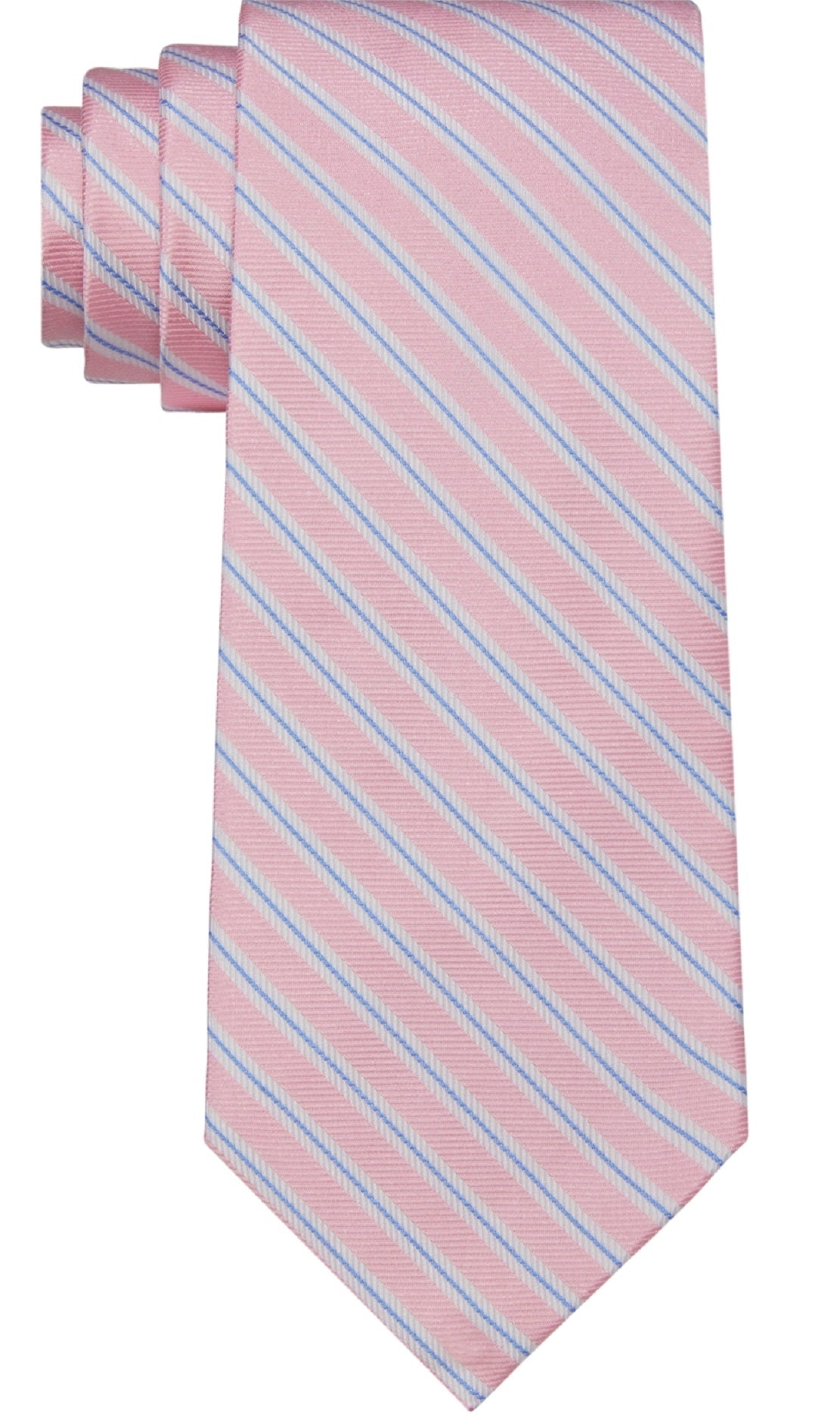 Gravata Tommy Hilfiger Masculina Bristol Stripe Rosa Tamanho Regular