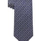 Gravata de seda com estampa de ferradura Bexley masculina Tommy Hilfiger, azul, tamanho regular