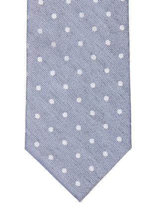 Gravata Calvin Klein Masculina Dot Slim Azul Tamanho Regular