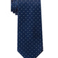 Gravata Michael Kors Classic Dot Masculina Azul Tamanho Regular