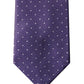 Gravata Michael Kors Classic Dot Masculina Roxa Tamanho Regular