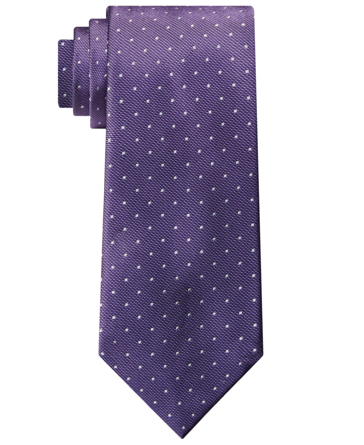 Gravata Michael Kors Classic Dot Masculina Roxa Tamanho Regular