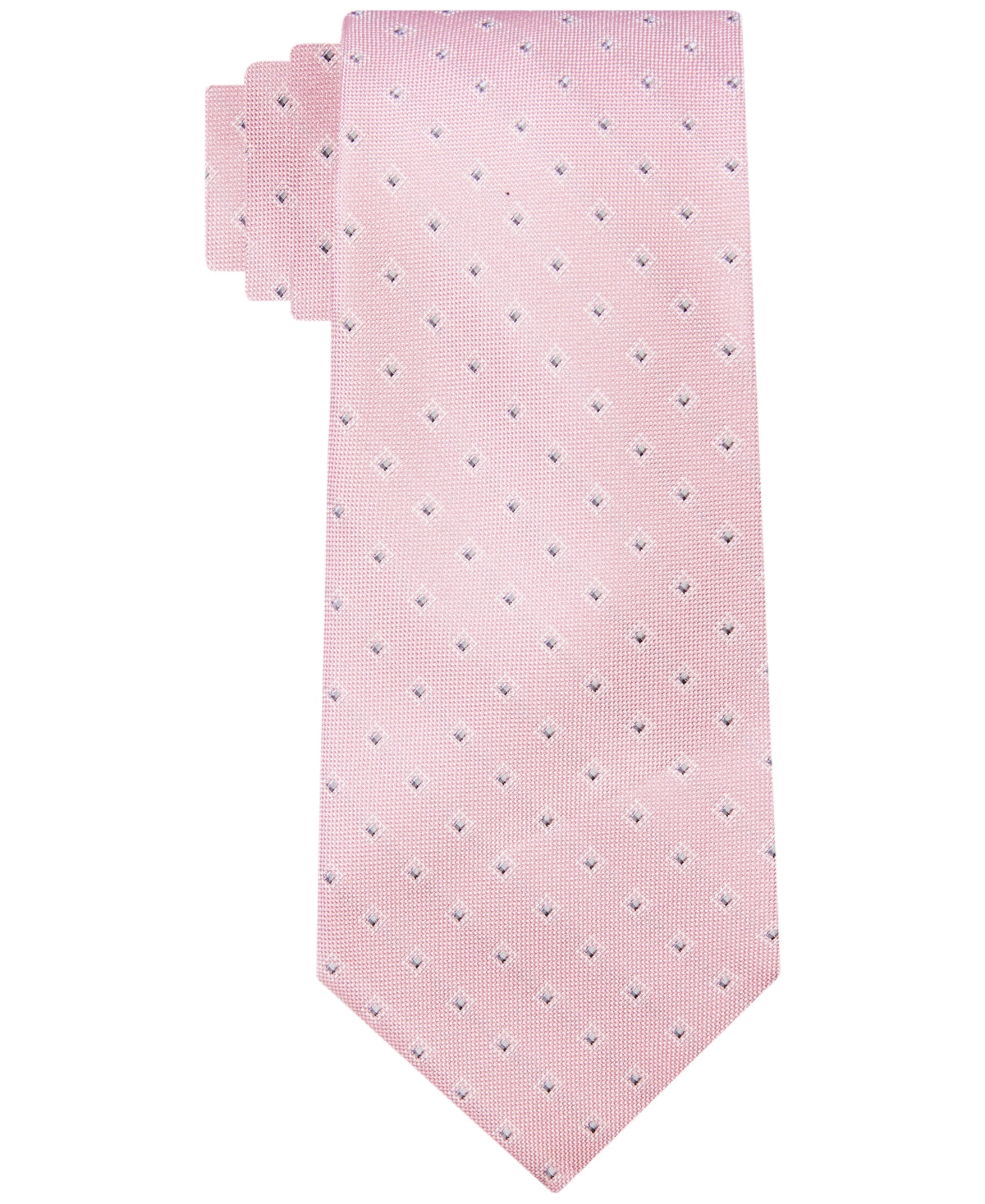Gravata Michael Kors Masculina Bicolor Neat Tie Rosa Tamanho Regular
