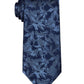 Gravata botânica clássica tonal masculina Michael Kors, azul, tamanho regular