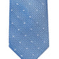Gravata Geométrica Retangular Clássica Masculina Michael Kors Azul Tamanho Regular