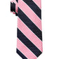 Gravata listrada Tommy Hilfiger Classic Texturizada Masculina Rosa Tamanho Regular