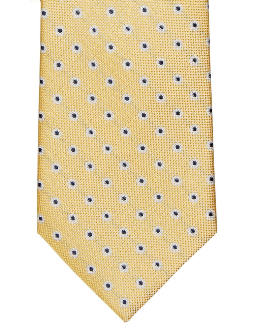 Gravata Tommy Hilfiger Classic Floral Neat Masculina Amarela Tamanho Regular