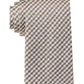 Gravata xadrez sazonal masculina Tommy Hilfiger marrom tamanho regular
