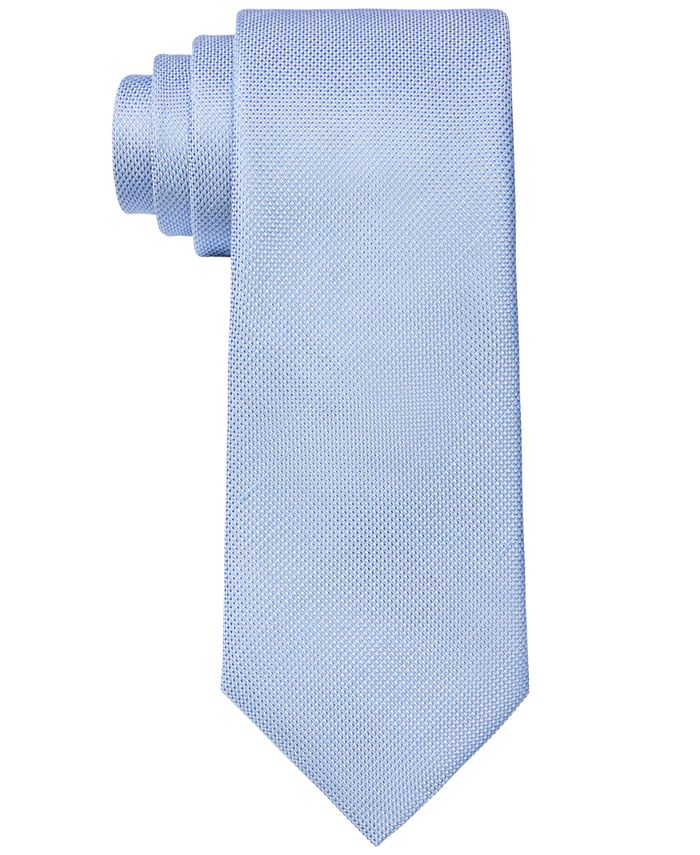 Gravata Slim Micro Diamond Calvin Klein Masculina Azul Tamanho Regular