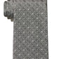 Gravata Calvin Klein Masculina Slim Chambray Quadrada Cinza Tamanho Regular