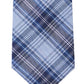 Gravata Slim Xadrez Masculina Calvin Klein Azul Tamanho Regular
