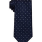 Gravata de seda Tommy Hilfiger Metcalf Classic Dots masculina, azul, tamanho regular