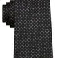 Gravata Calvin Klein Masculina Slim Texturizada Dobby Dot Preta Tamanho Regular