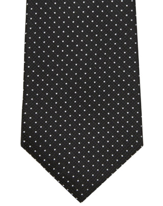Gravata Calvin Klein Masculina Slim Texturizada Dobby Dot Preta Tamanho Regular