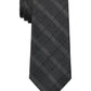 Calvin Klein Gravata Line Grid Masculina Cinza Tamanho Regular