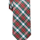 Gravata xadrez xadrez masculina Tommy Hilfiger vermelha tamanho regular
