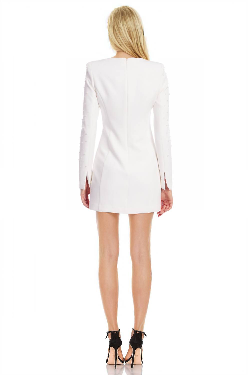 Badgley Mischka - Cheryl Long Sleeve Mini Dress