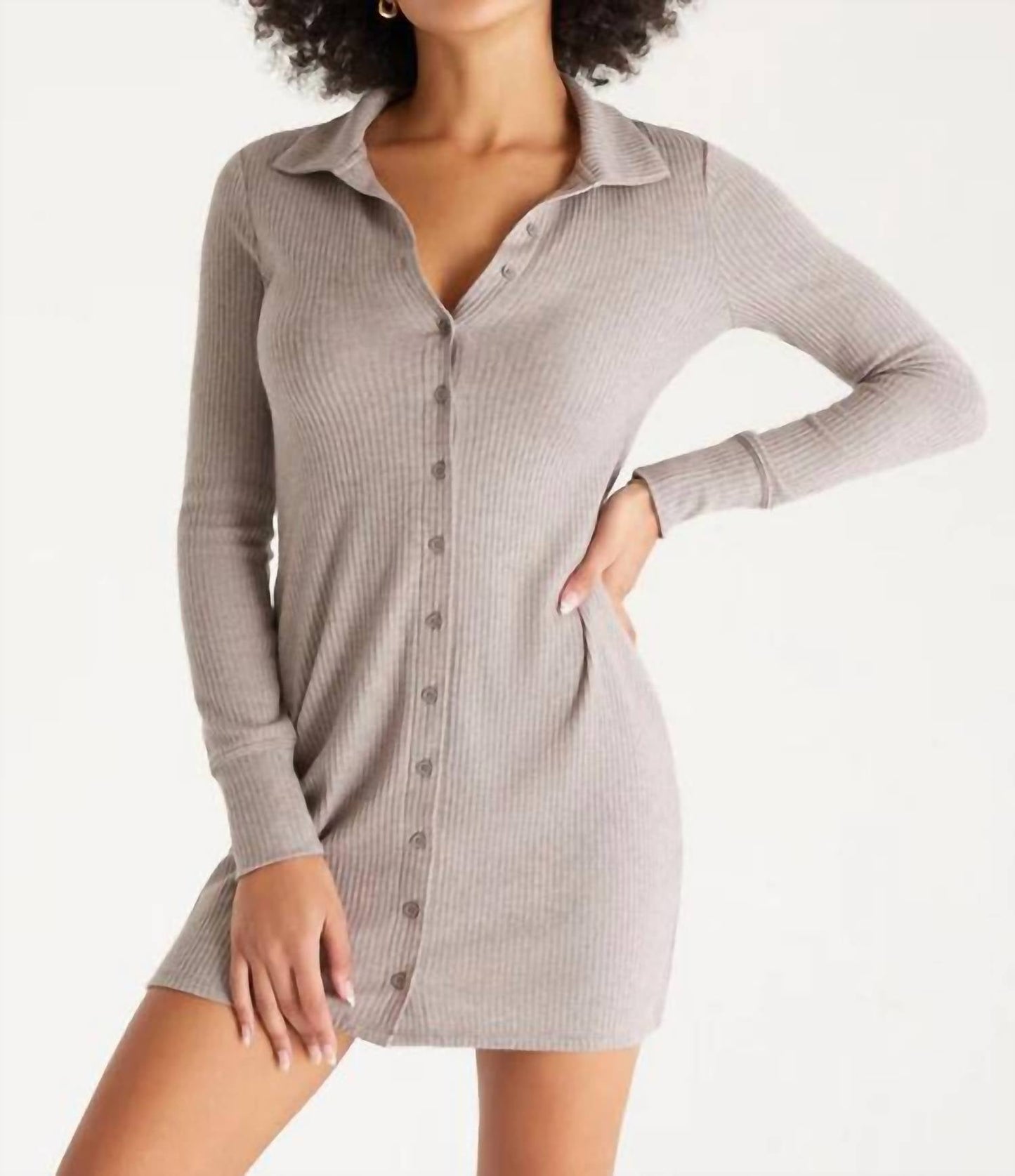 Z Supply - Zeda Rib Button Up Dress