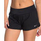 Calções de banho Nike Active Board Shorts para mulher, preto, tamanho extragrande