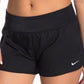 Calções de banho Nike Active Board Shorts para mulher, preto, tamanho extragrande