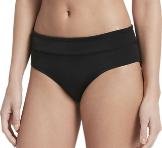 Calcinha de biquíni Nike Active Hipster feminina, preta