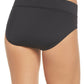 Calcinha de biquíni Nike Active Hipster feminina, preta