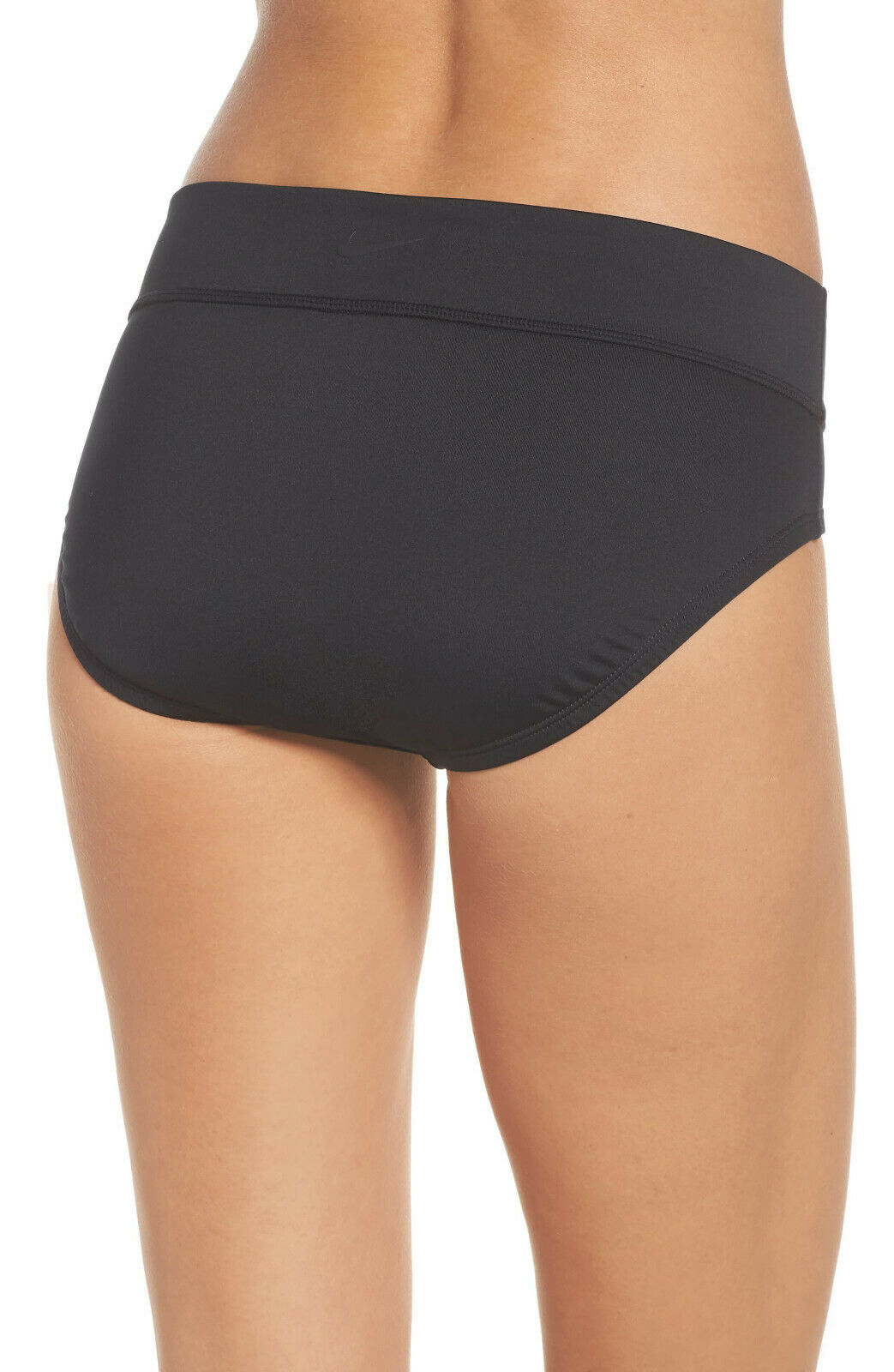 Calcinha de biquíni Nike Active Hipster feminina, preta