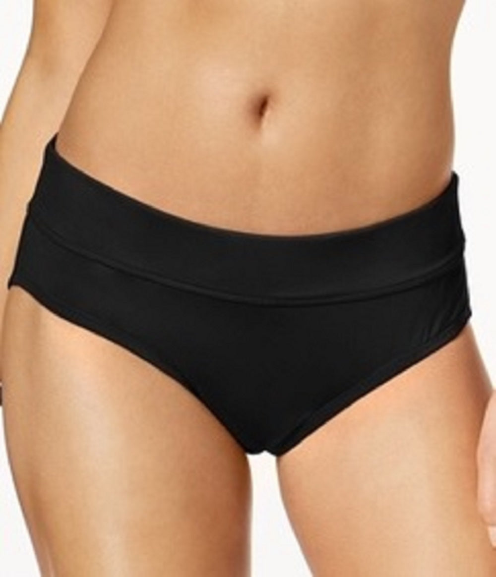 Calcinha de biquíni Nike Active Hipster feminina, preta