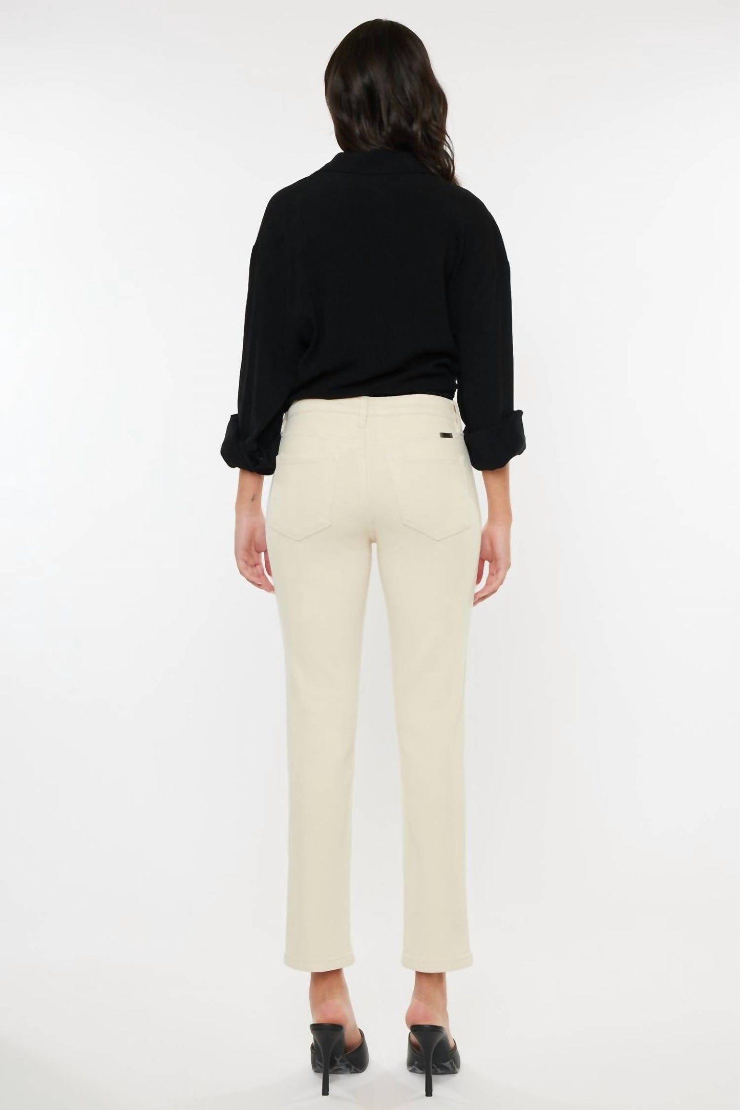 Kancan - Mid Rise Skinny Straight Jeans