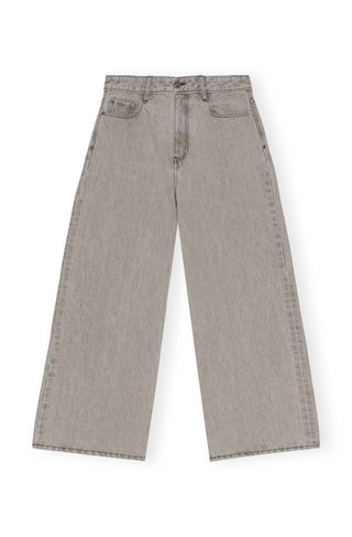 Ganni - Calça Jeans Larga Future Denim