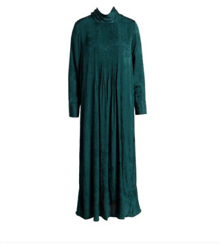 Topshop - Vestido midi jacquard com estampa animal