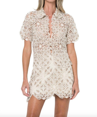 Jbq - Millie Lace Macrame Mini Skirt