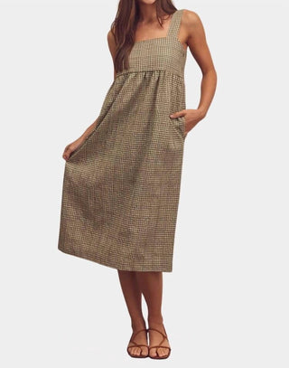 Amente - Back Tie Midi Dress