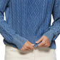 Flags & Anthem - Mayfield Overdyed Cable Knit Sweater