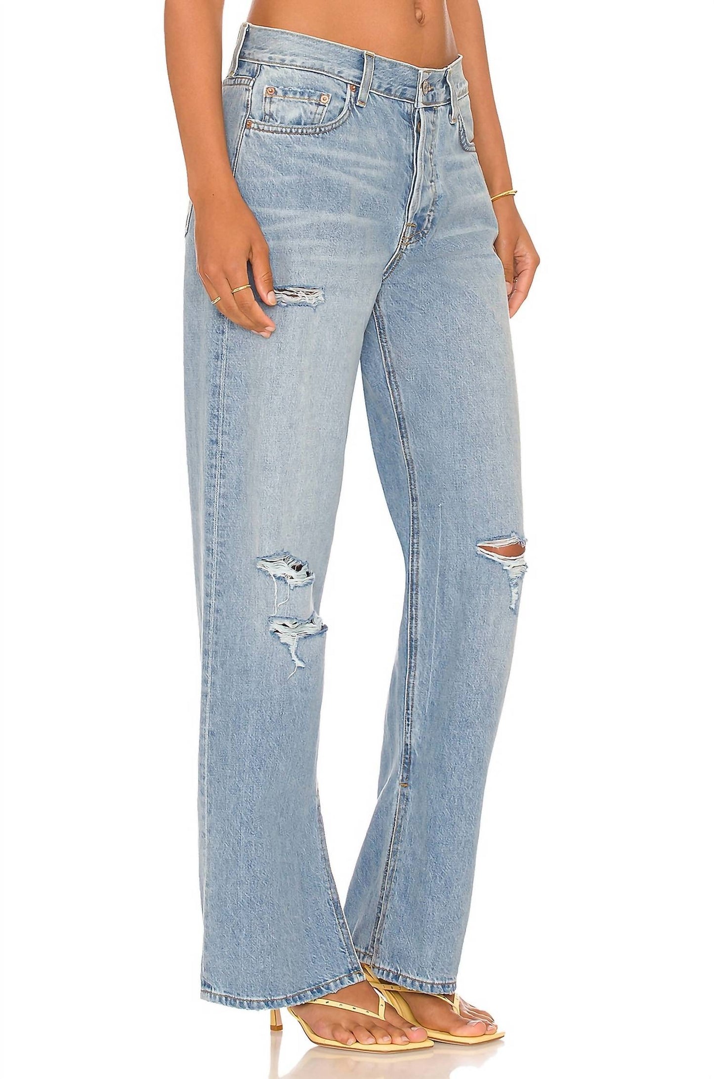 Grlfrnd - LIYA LOW RISE BOYFRIEND JEAN