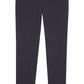 Canali Navy Stripe Modern Fit Stretch Cotton Trousers